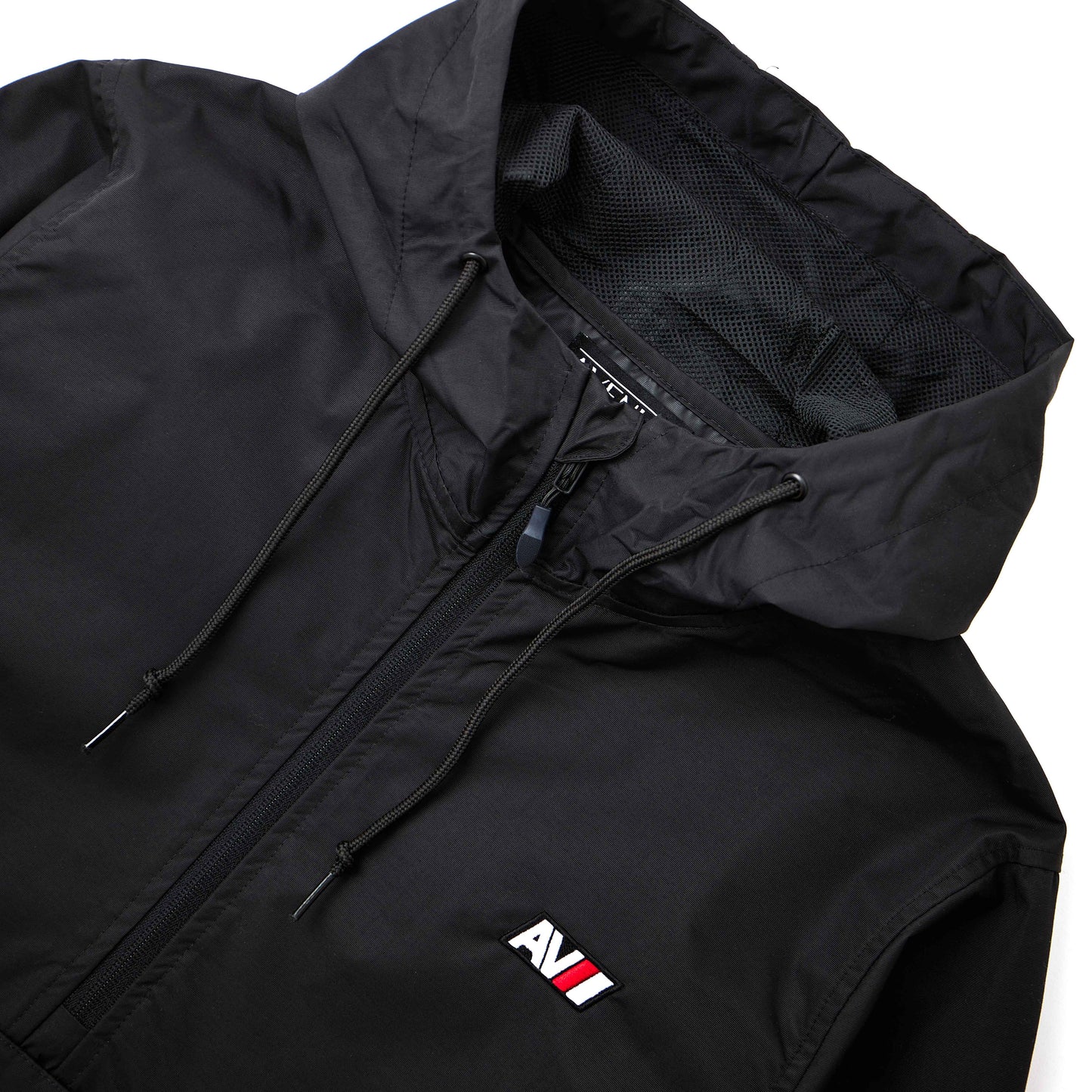 AV SPORT 1/4 ZIP ANORAK BLACK