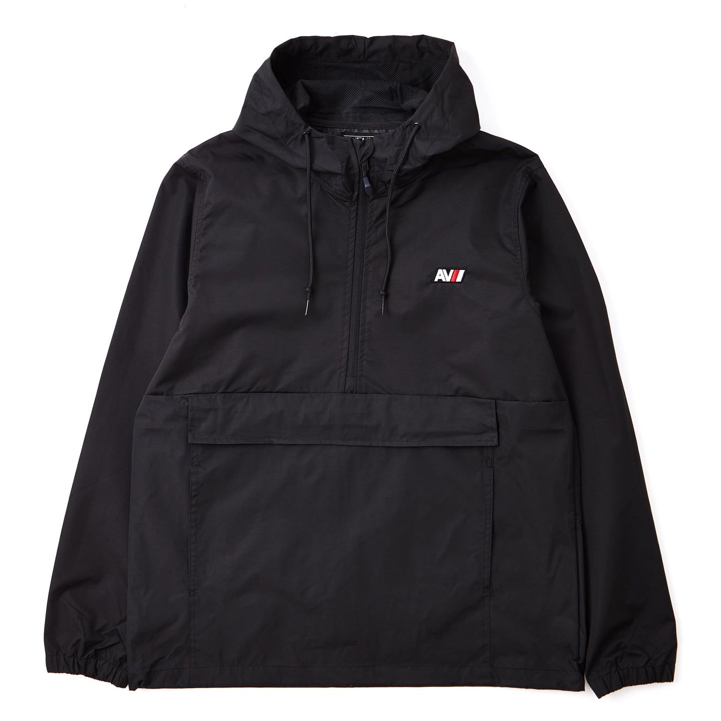 AV SPORT 1/4 ZIP ANORAK BLACK