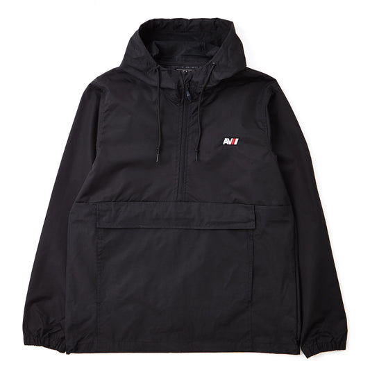 AV SPORT 1/4 ZIP ANORAK BLACK