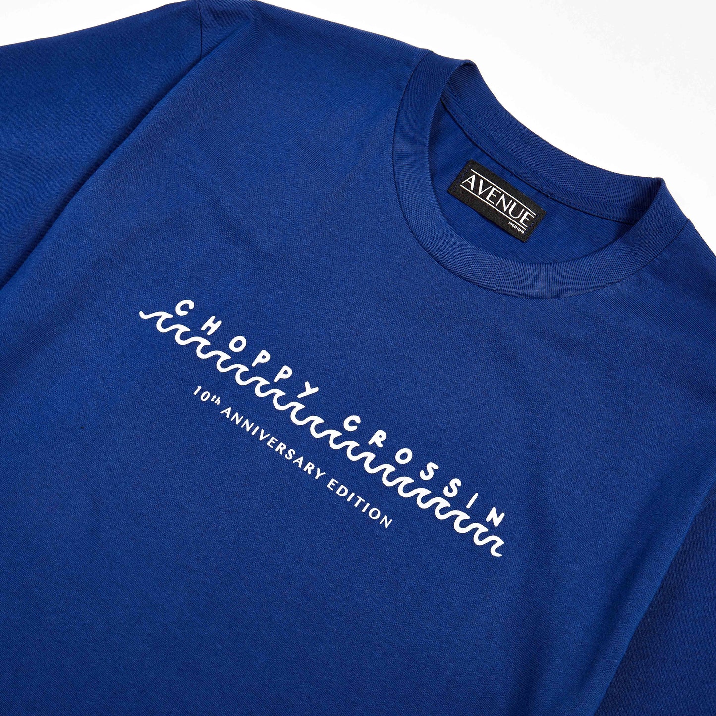 CHOPPY CROSSIN ANNIVERSARY T-SHIRT BLUE