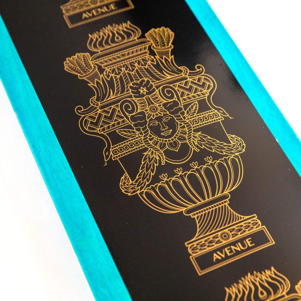 DYNASTY 8.0 SKATEBOARD DECK BLUE