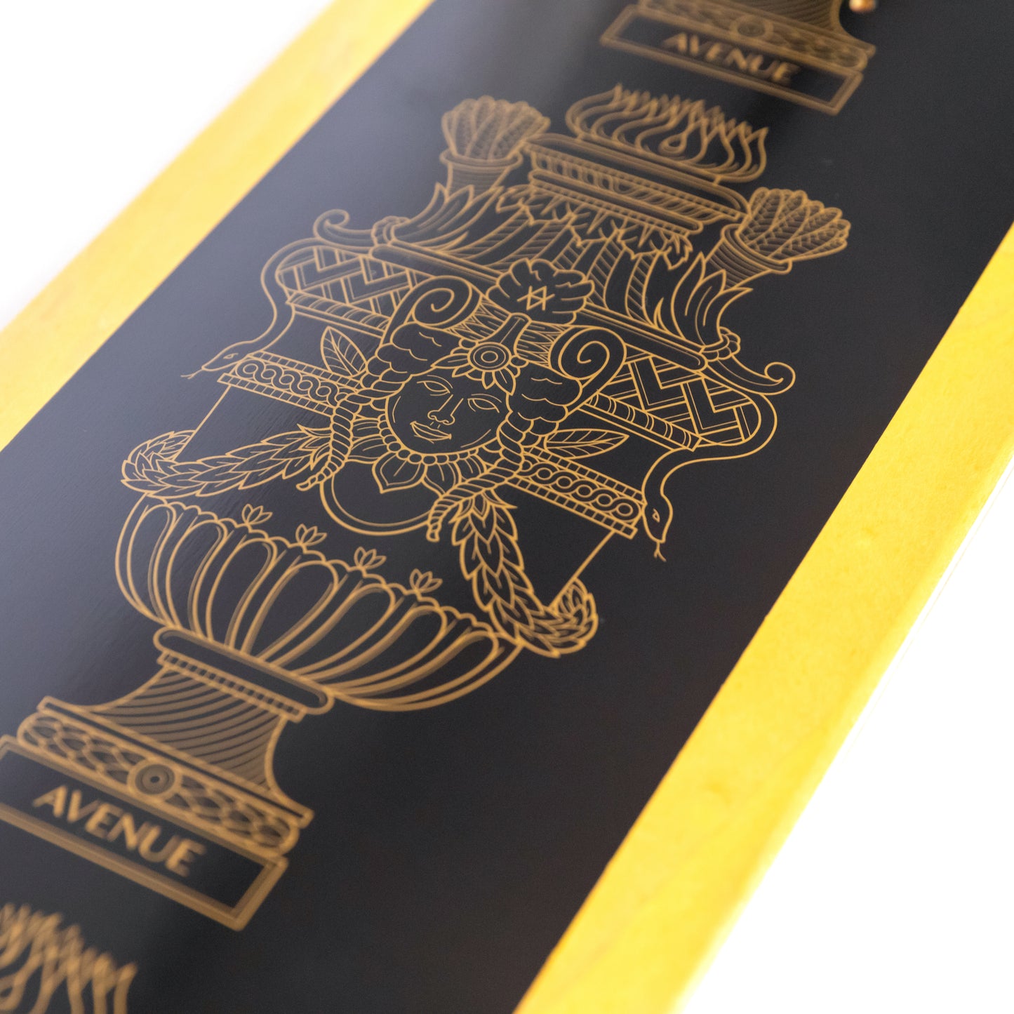 DYNASTY 9.0 SKATEBOARD DECK YELLOW