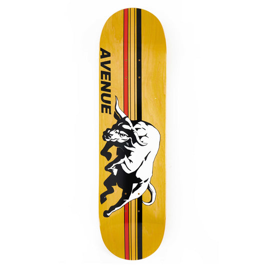 KNOCKOUT 8.375 SKATEBOARD DECK YELLOW