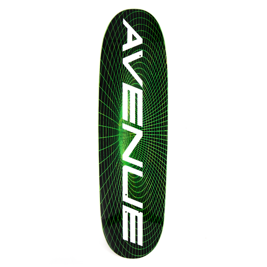 SUBMIT 8.75 SKATEBOARD EGG SHAPE DECK LIME GREEN