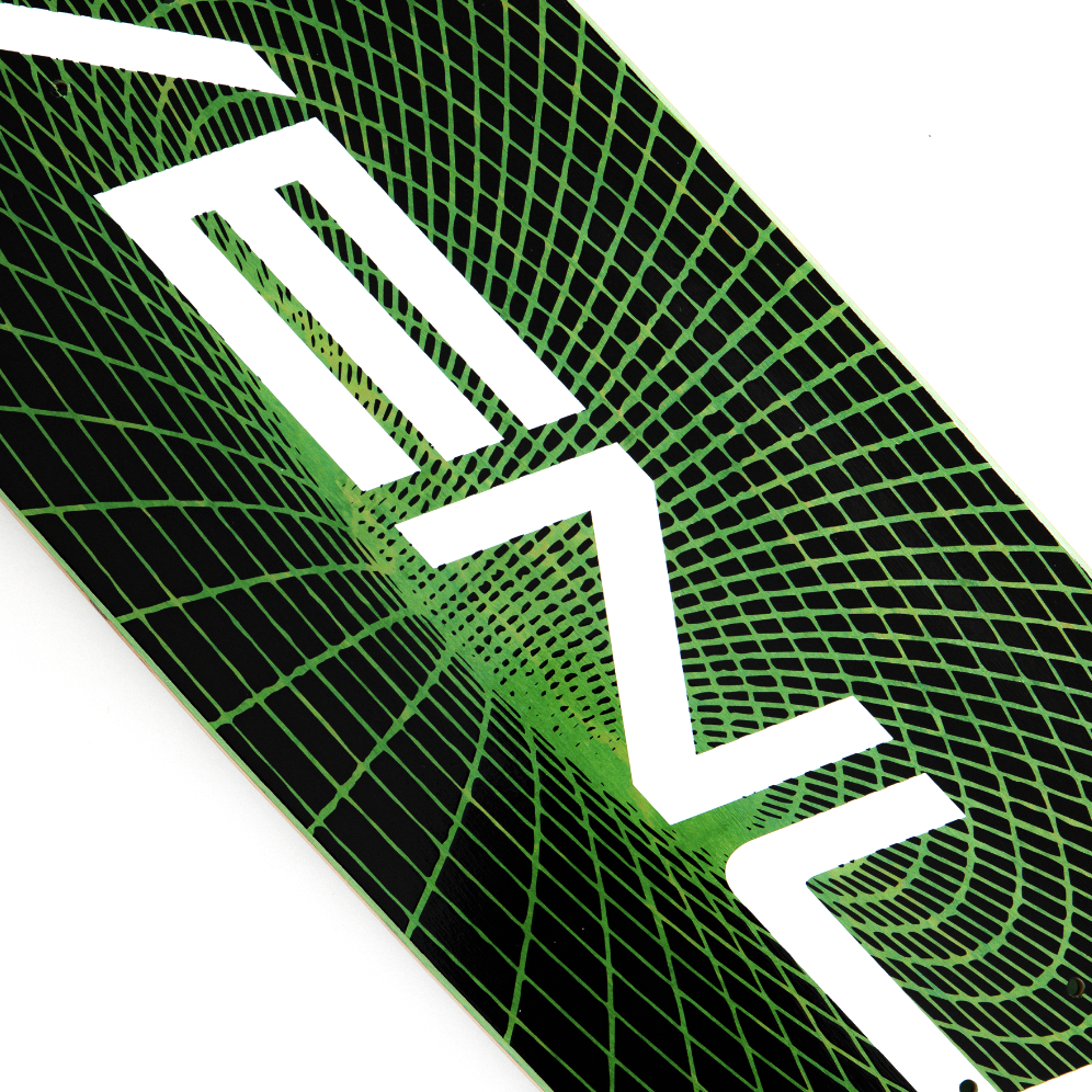 SUBMIT 8.75 SKATEBOARD SPECIAL SHAPE DECK LIME GREEN