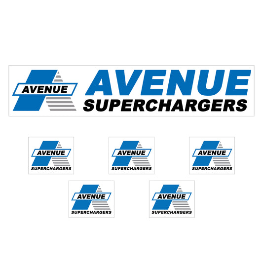 SUPERCHARGER STICKER PACK