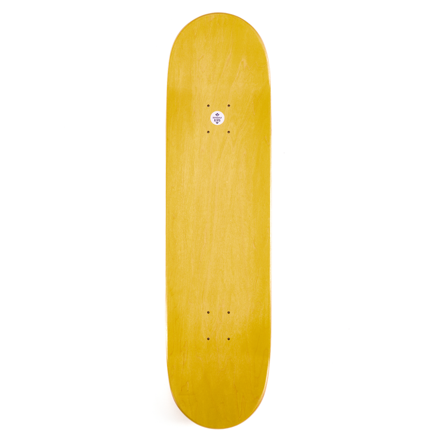 KNOCKOUT 8.375 SKATEBOARD DECK YELLOW